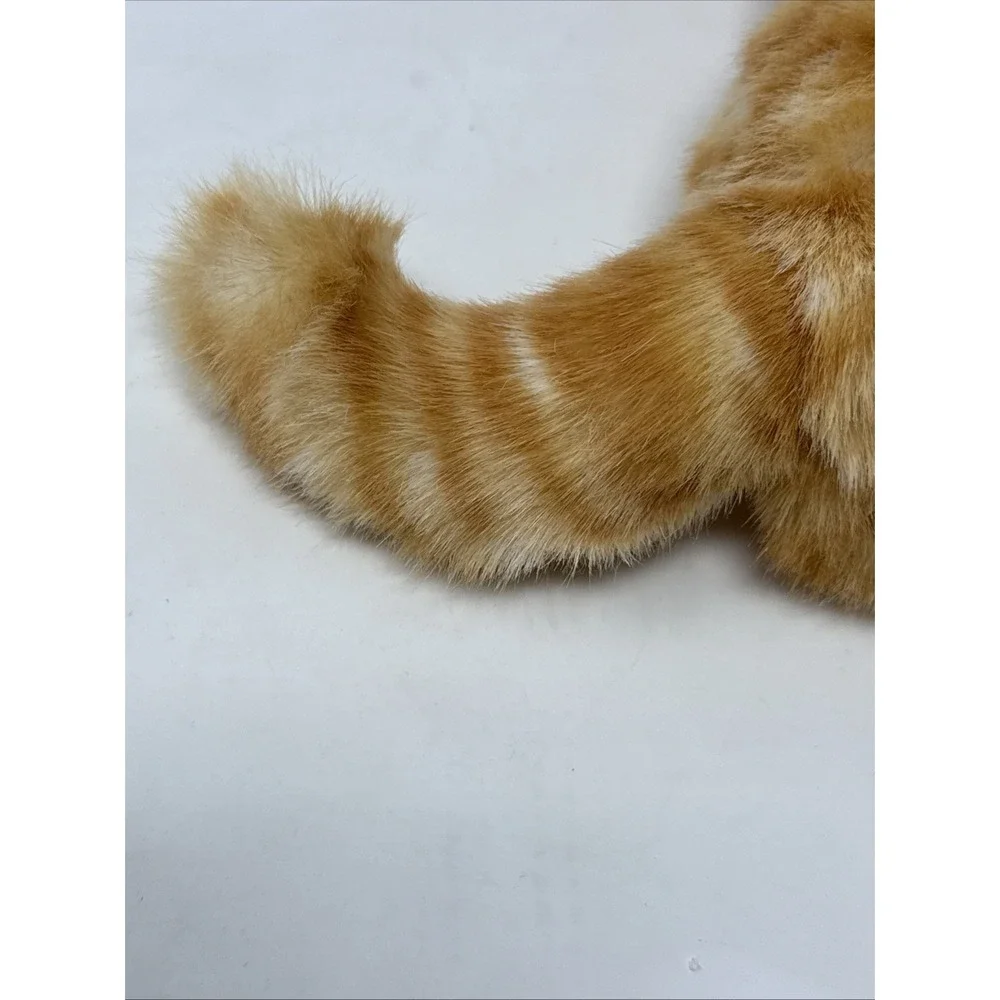 Folkmanis Orange Tabby Kitten Hand Puppet‎ Striped Tiger Kitty Cat Plush